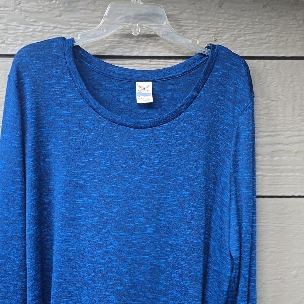 Faded Glory Vintage Royal Blue Long Sleeve Shirt Sz 3X (22-24)